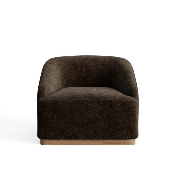 Alfie Swivel Chair (Umber Brushed Blend) Macro 2